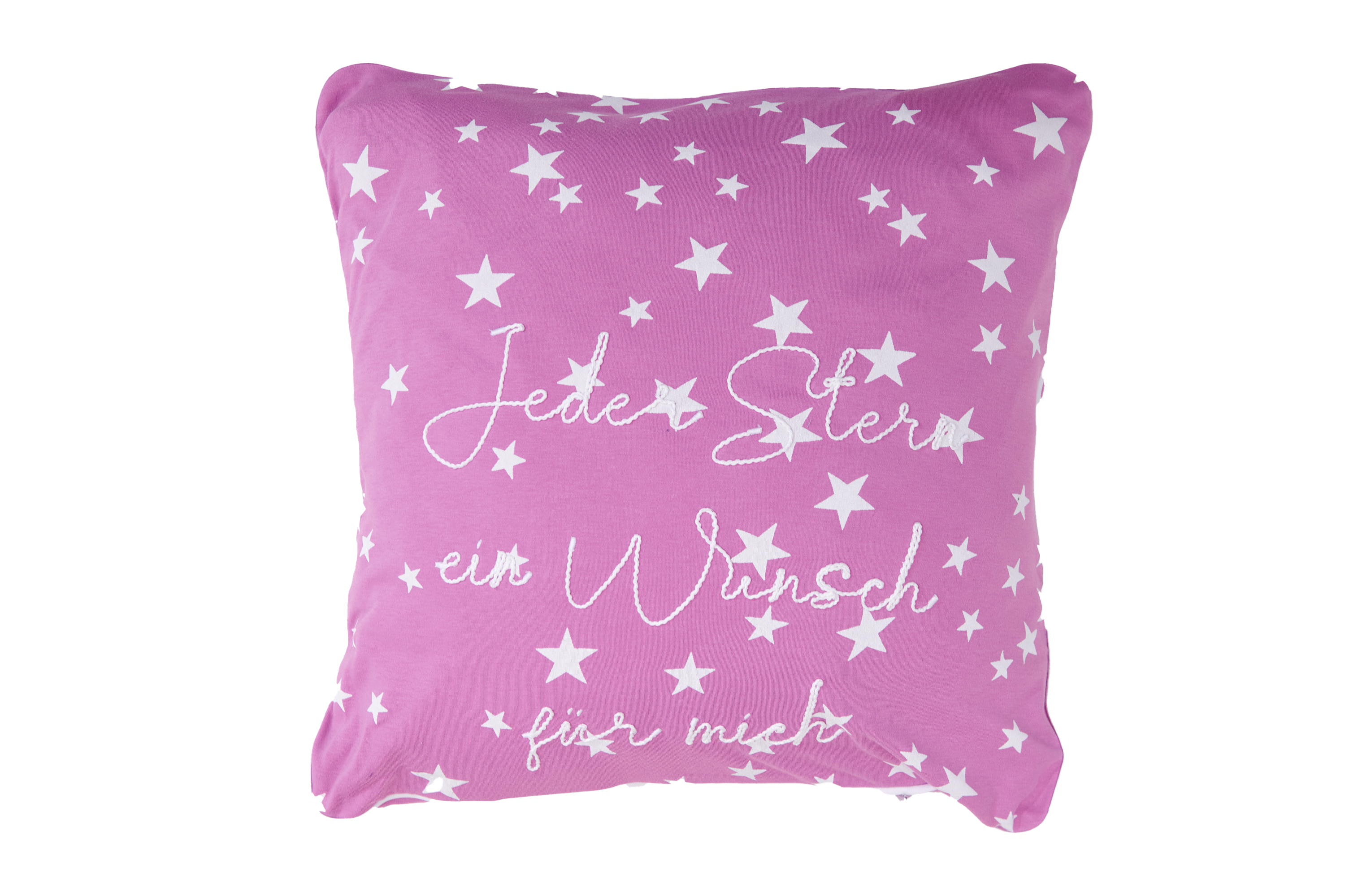 Kissenhülle "Sternenwünsche", rosa allover