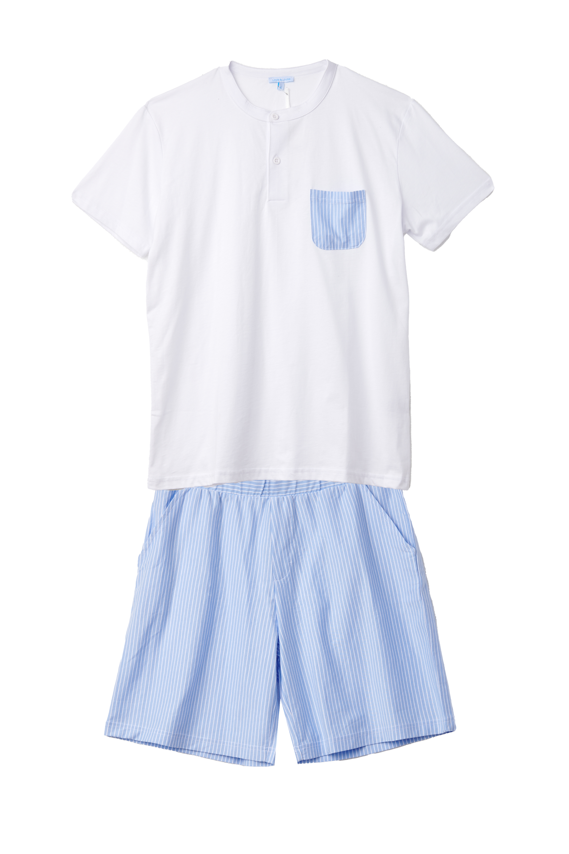 DSC_1659pDTJUGcrydKYx Short-Set Herren mit Tasche, weiß / blau gestreift
