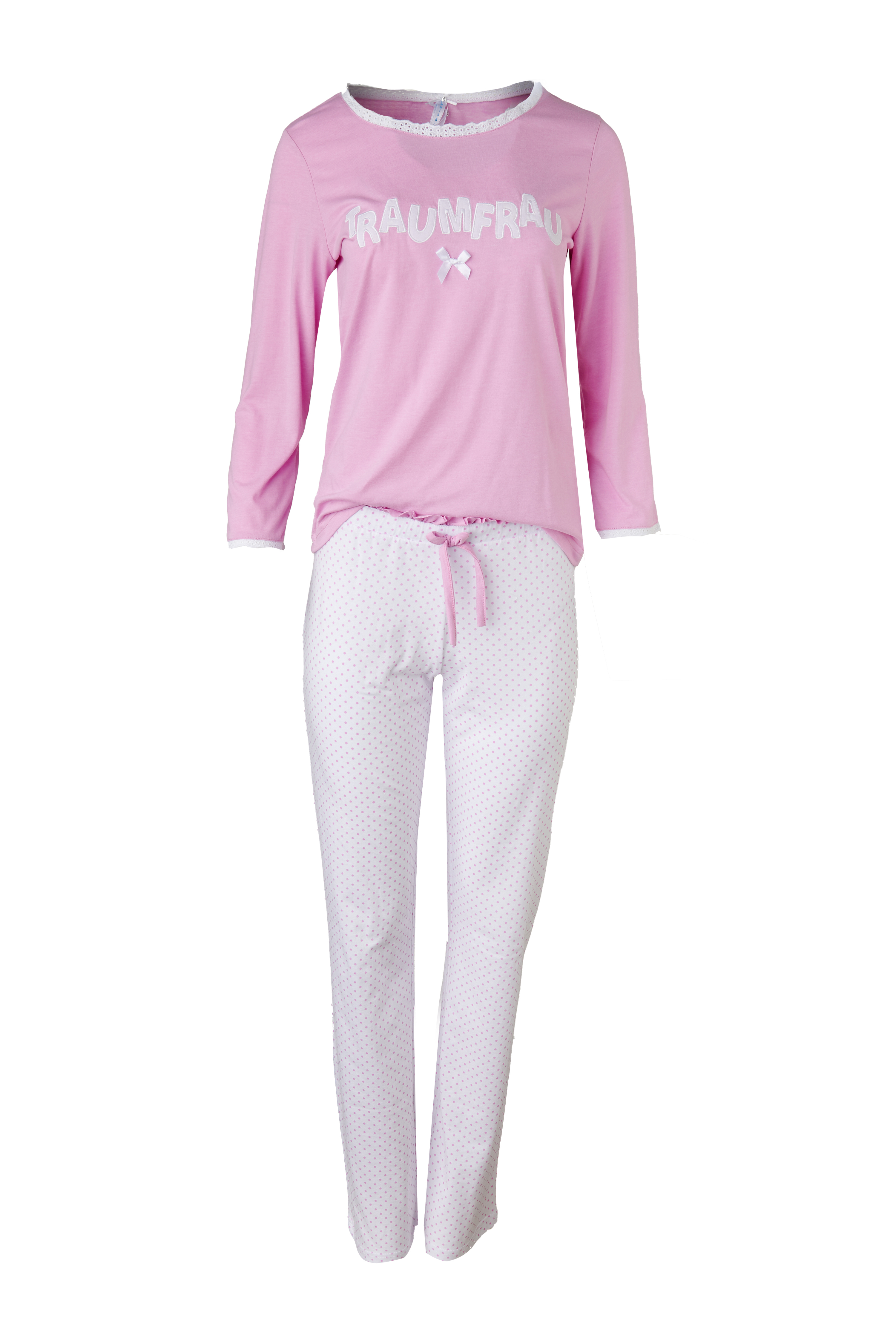 Pyjama Traumfrau, rosa/allover