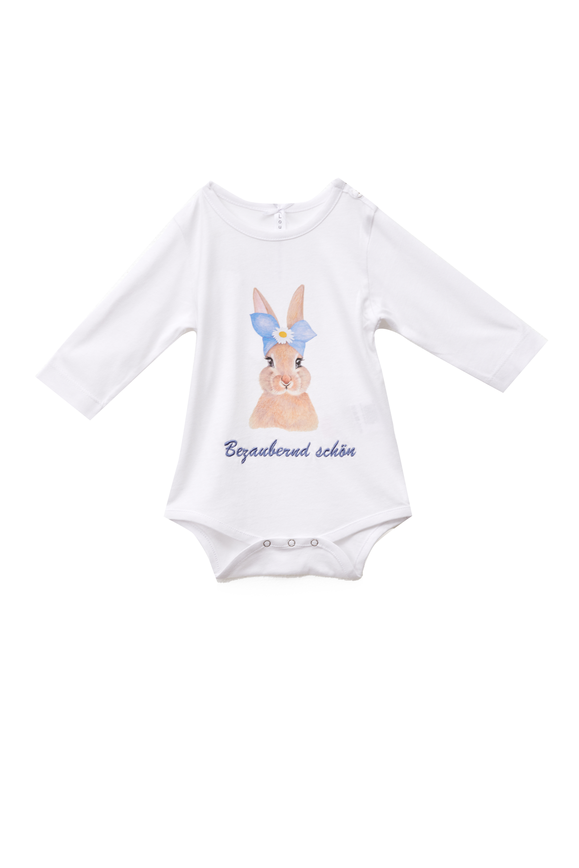 Body Baby "Hase", weiß