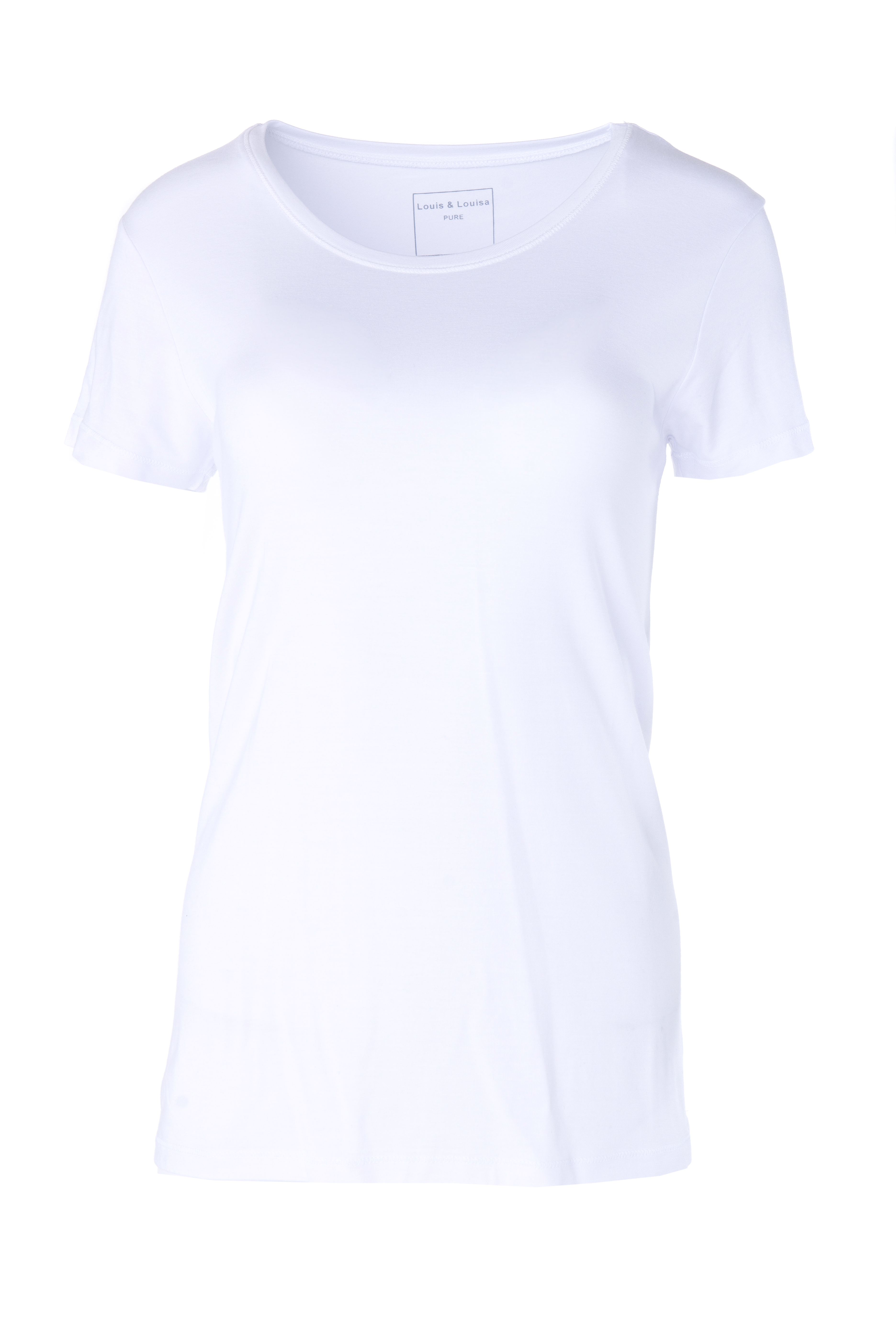 PURE Shirt, kurzarm, weiß