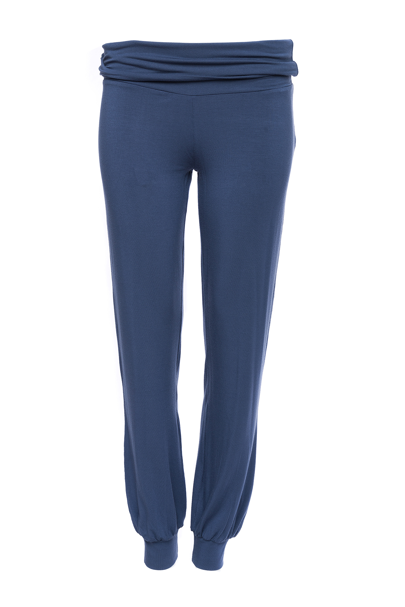 YOGA Pants mit Bündchen, blau
