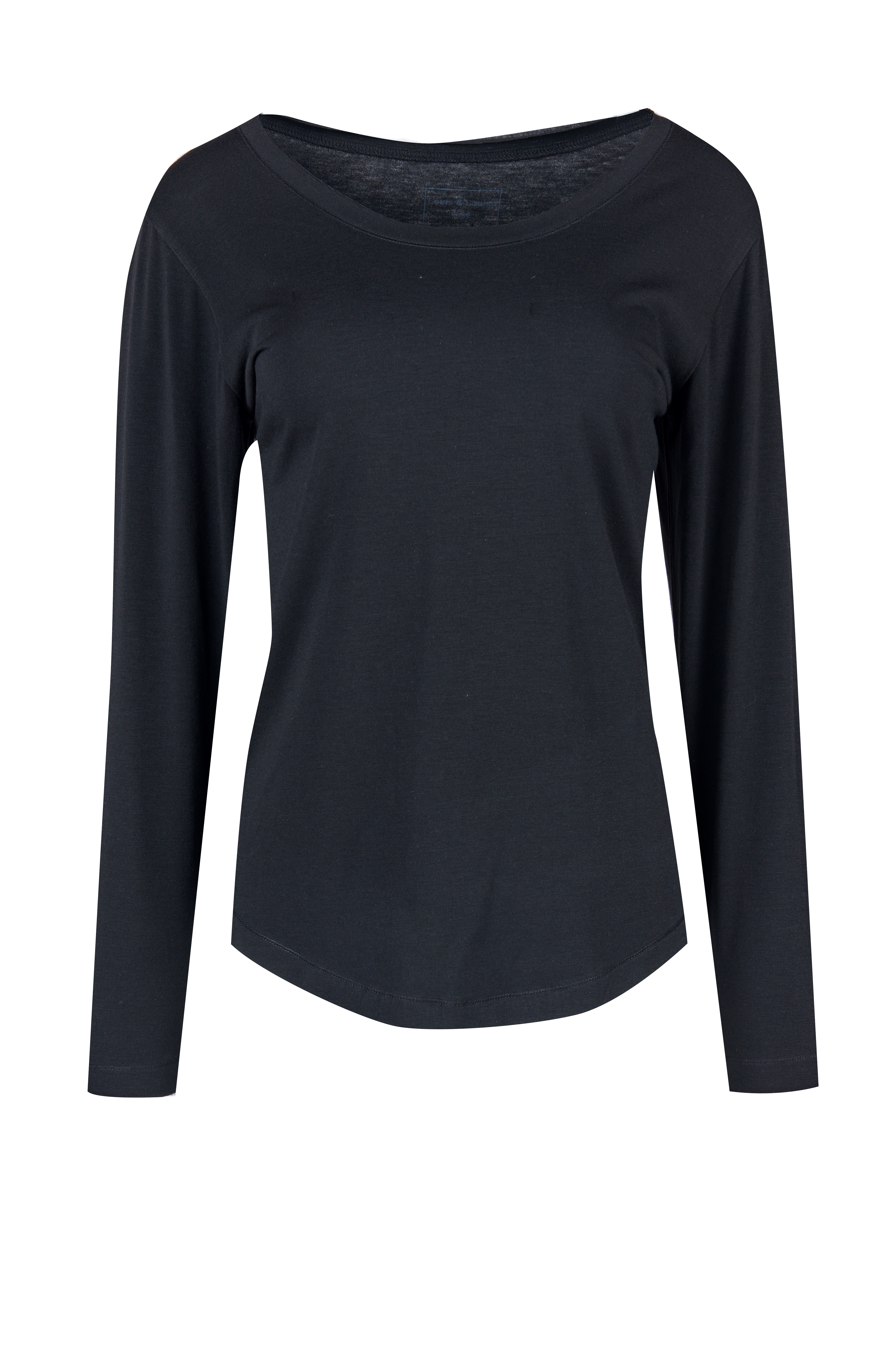 PURE T-Shirt langarm, schwarz