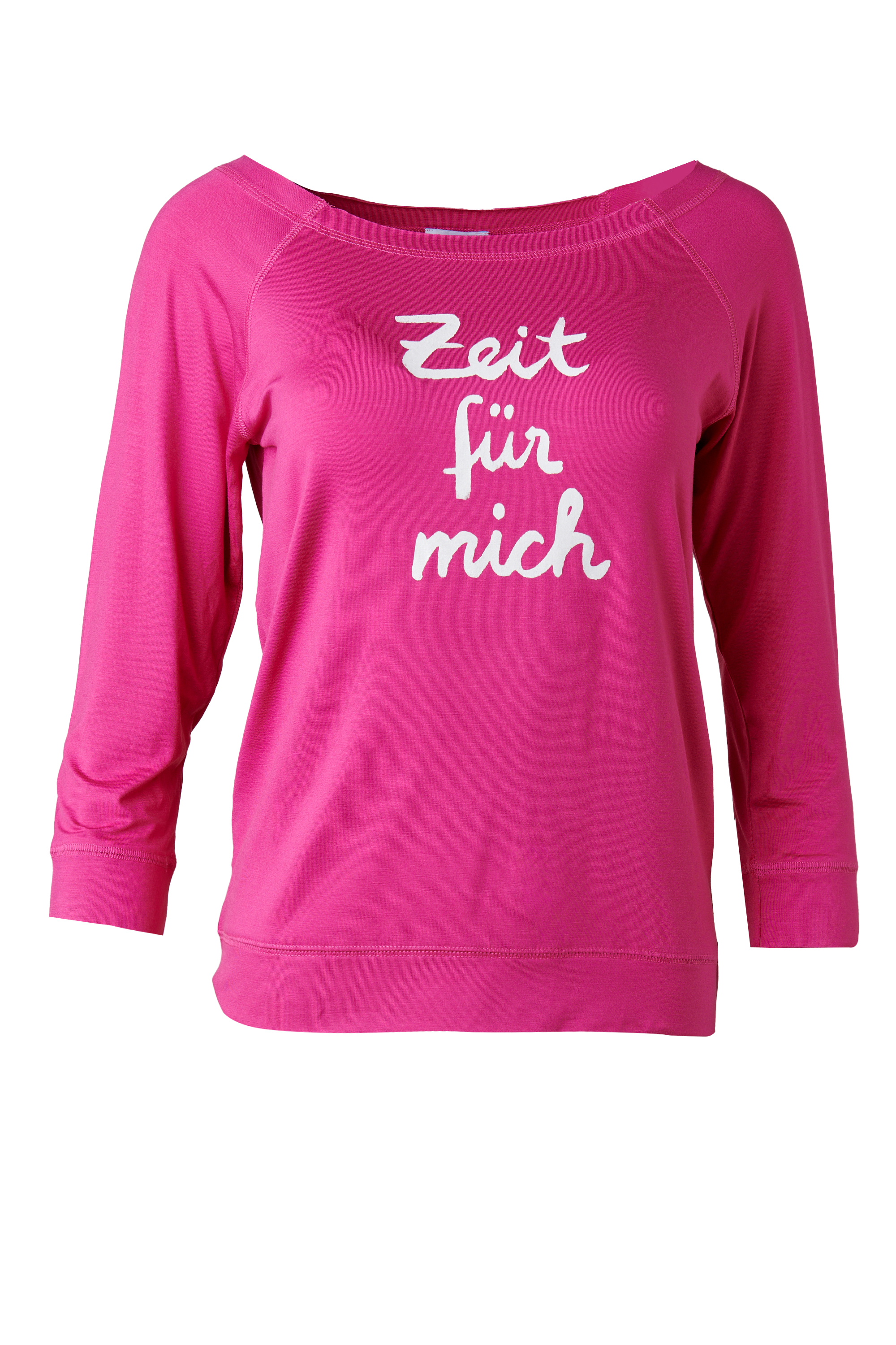 YOGA Sweaty Spruch "Zeit für mich", fuchsia