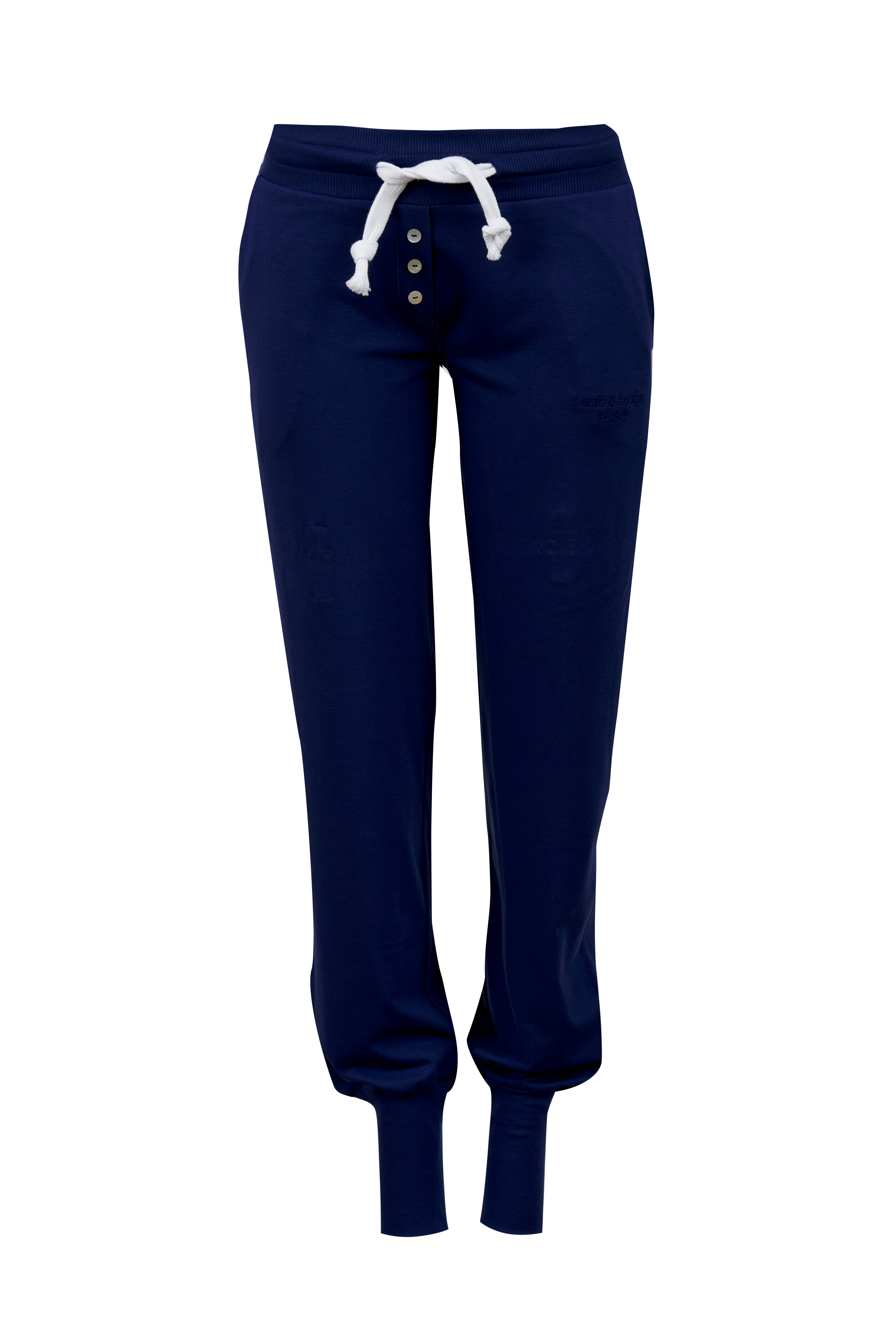 230223_LL51848 PURE Hose Bündchen, dunkelblau