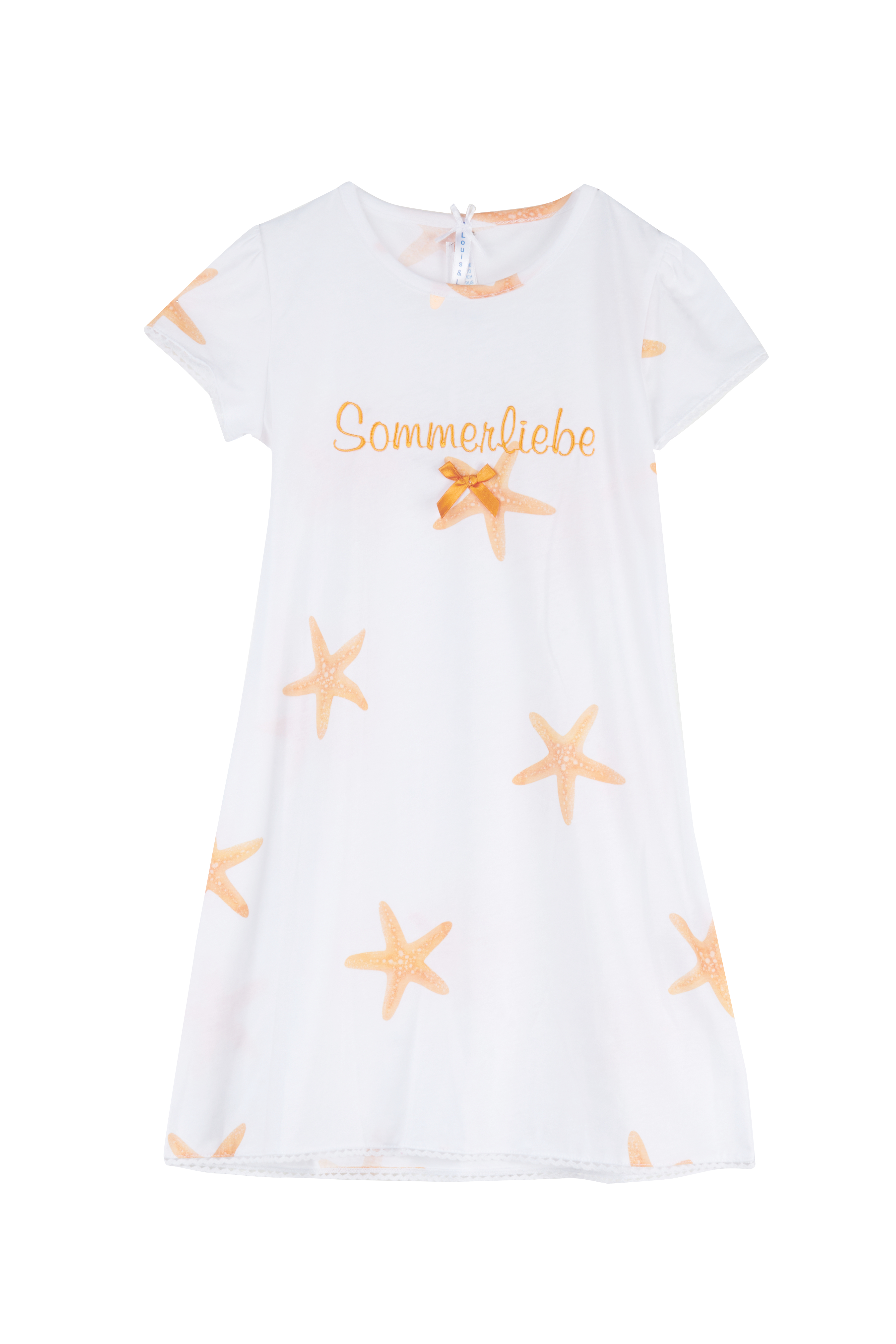 DSC_1960 Nachthemd Kinder Basic "Sommerliebe", Seestern allover