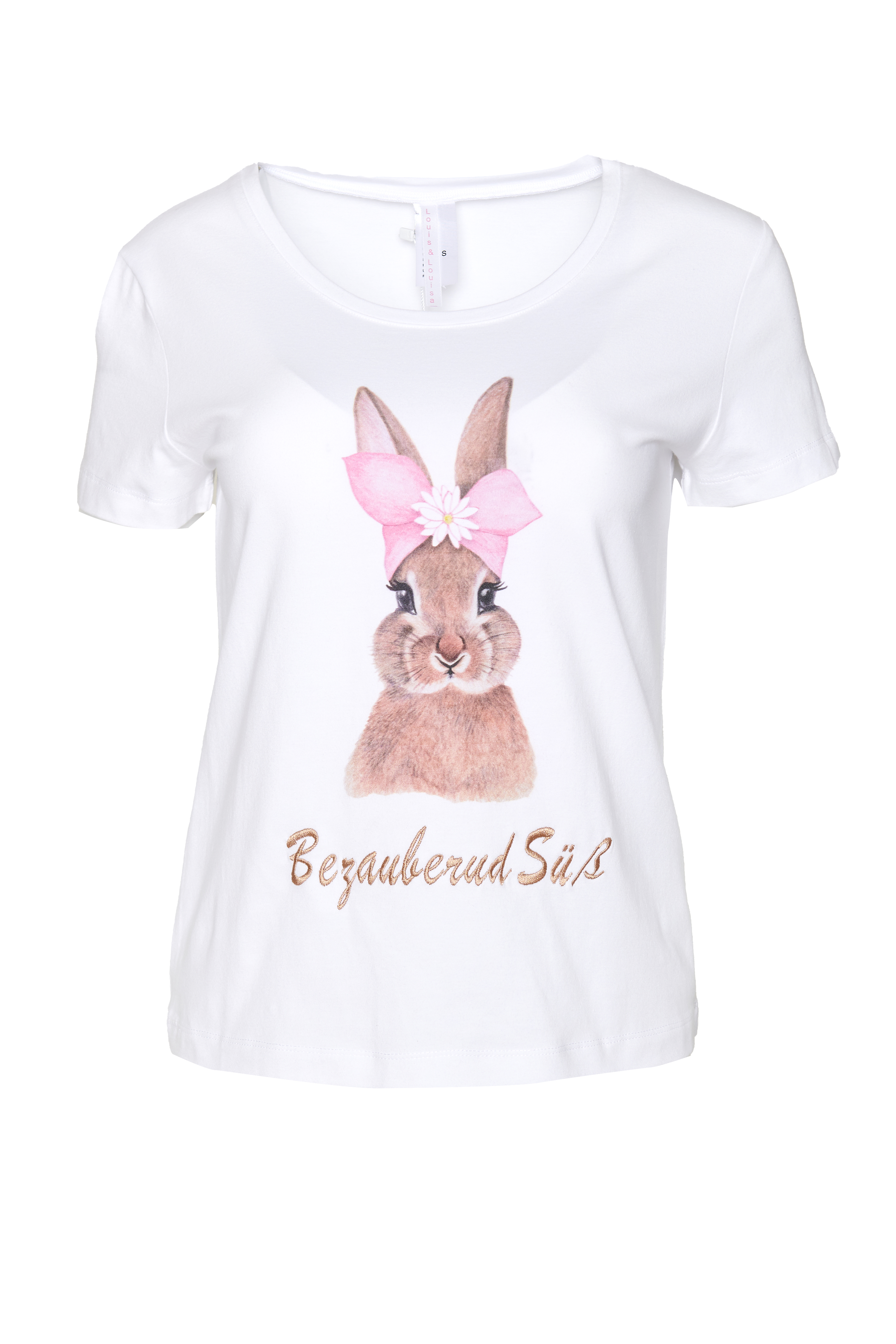 Shirt Damen Hase "Bezaubernd süß", weiß
