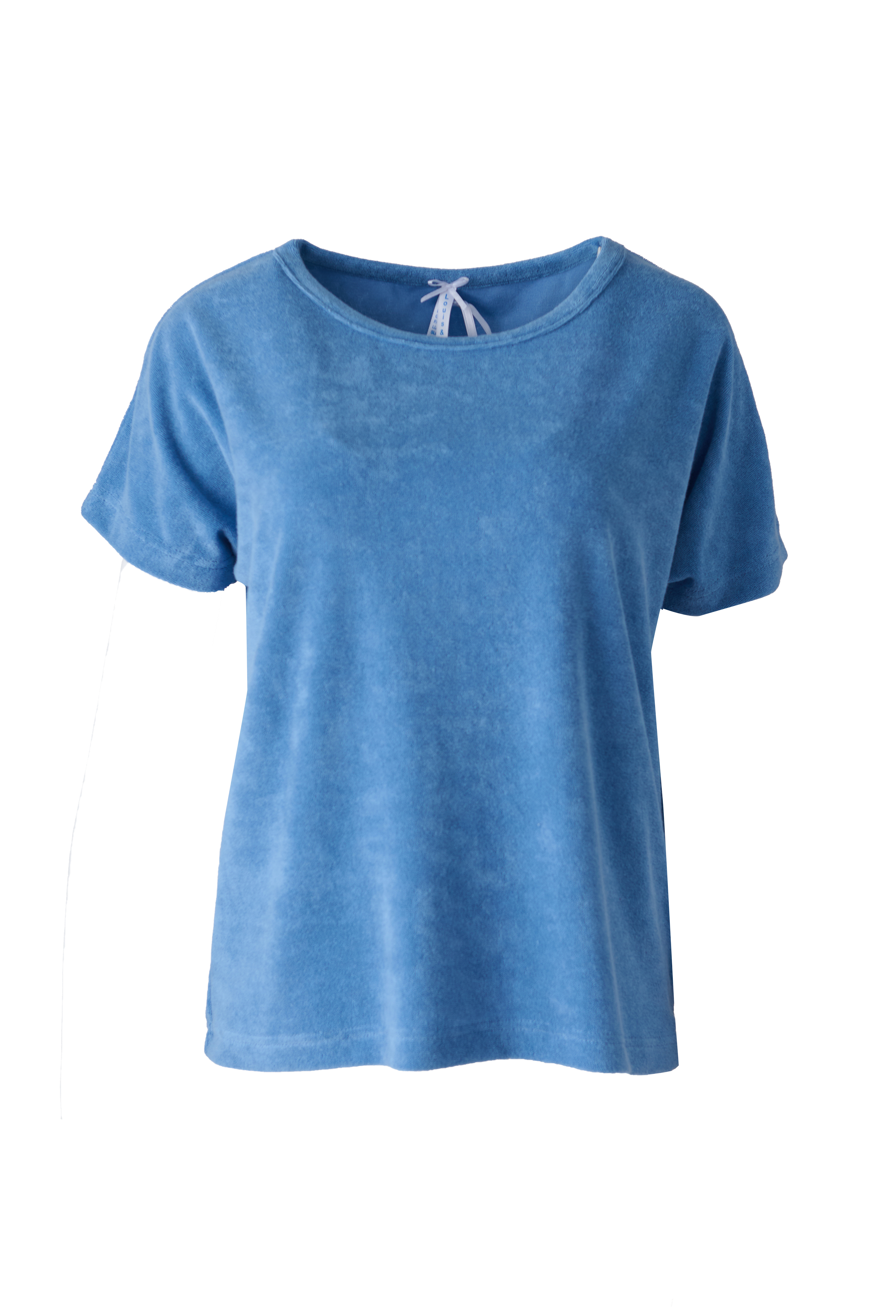 Frottee, Shirt blau allure