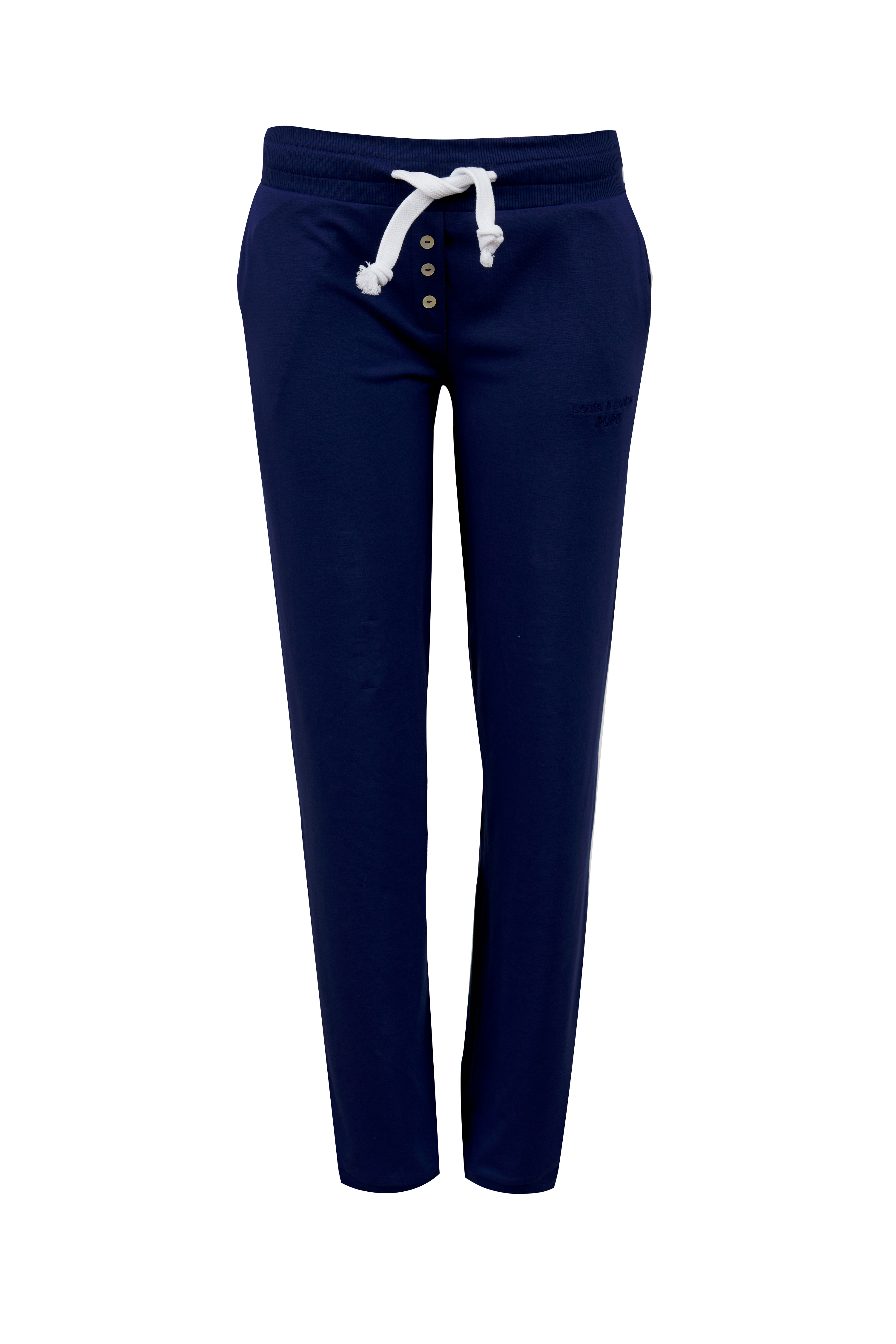 230223_LL51852 PURE Hose Gerade, dunkelblau