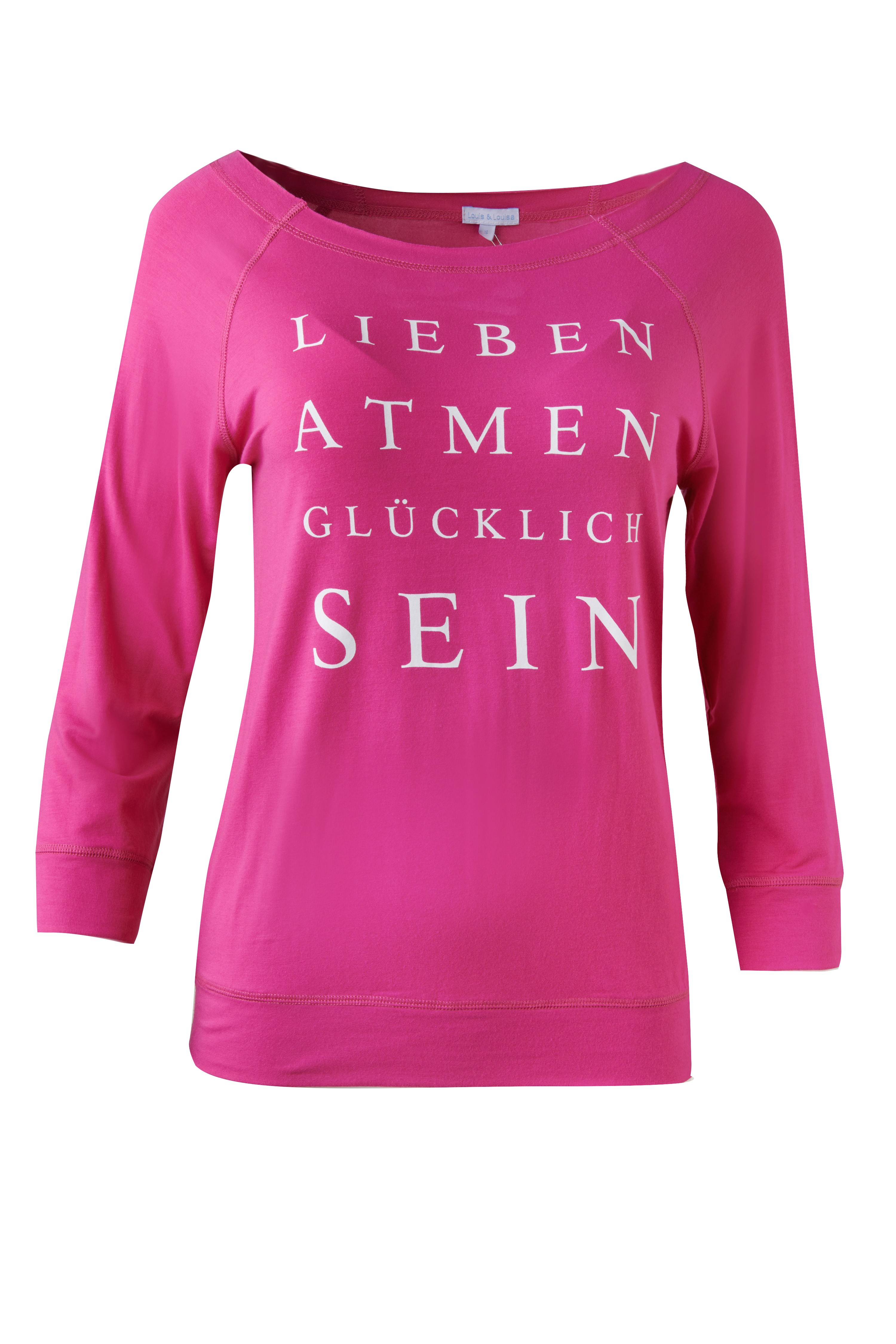 YOGA Sweaty Spruch, fuchsia