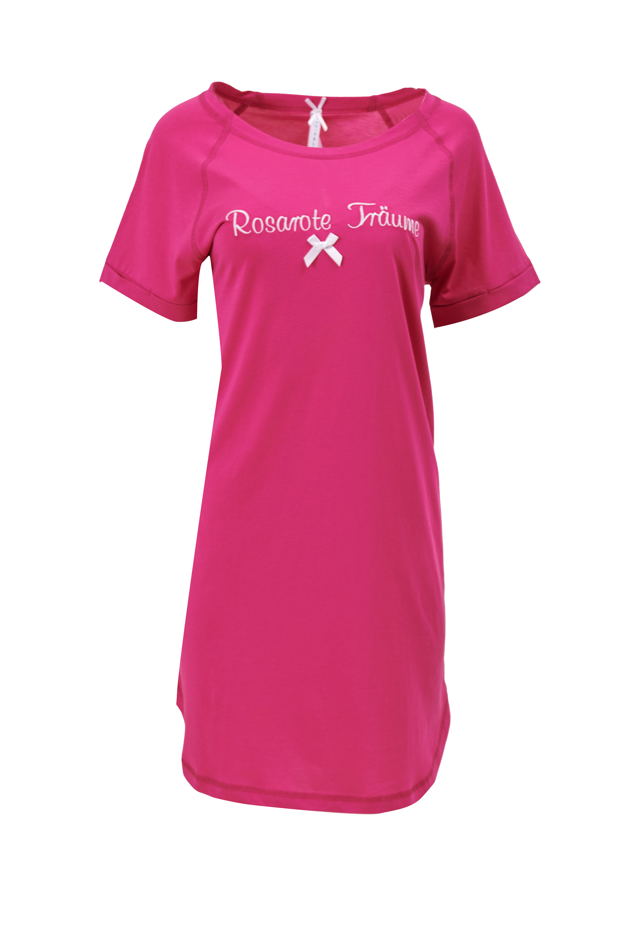 Nachthemd Damen Big Shirt "Rosarote Träume", pink