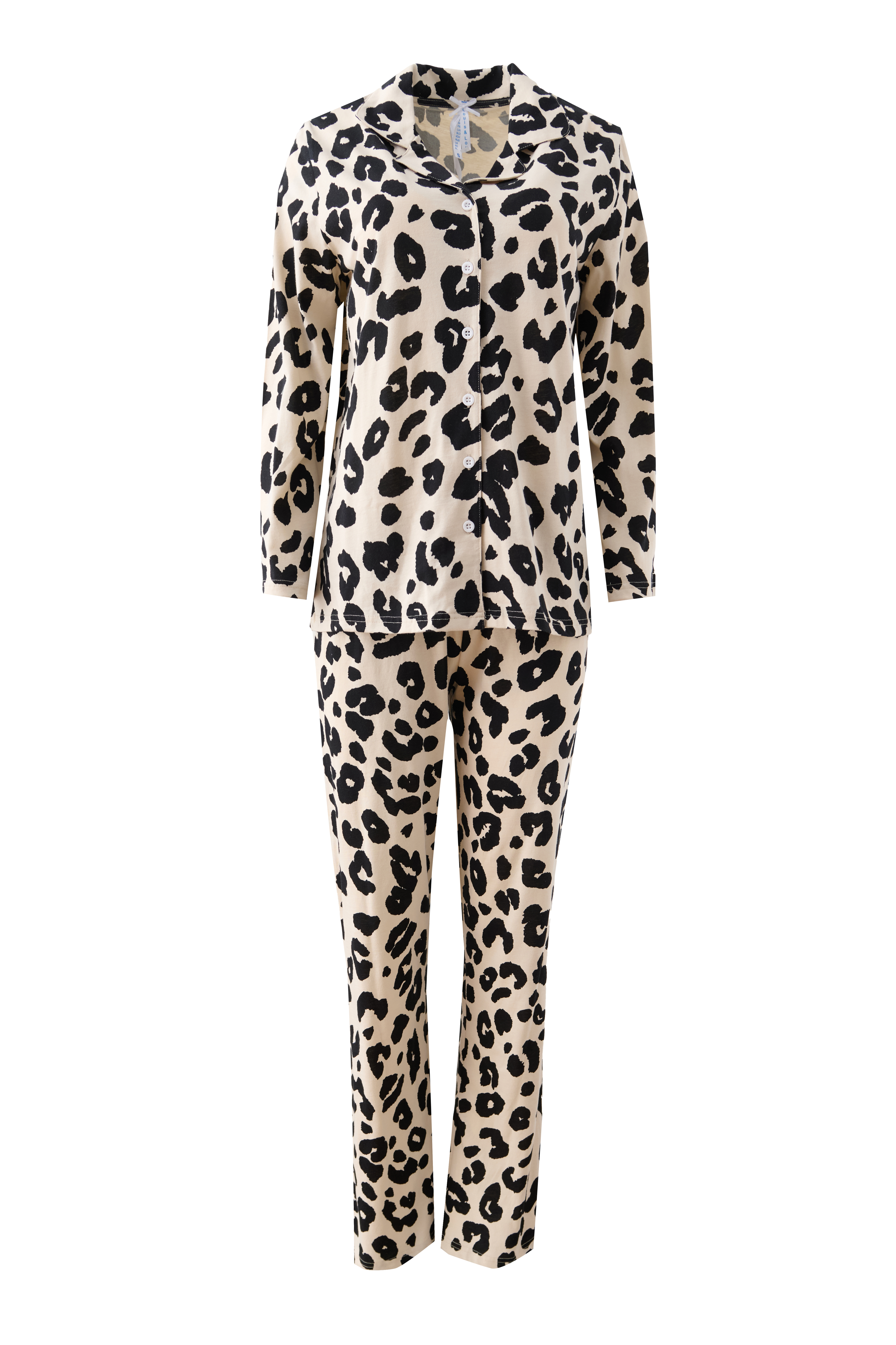 Pyjama Knopfleiste, leo allover