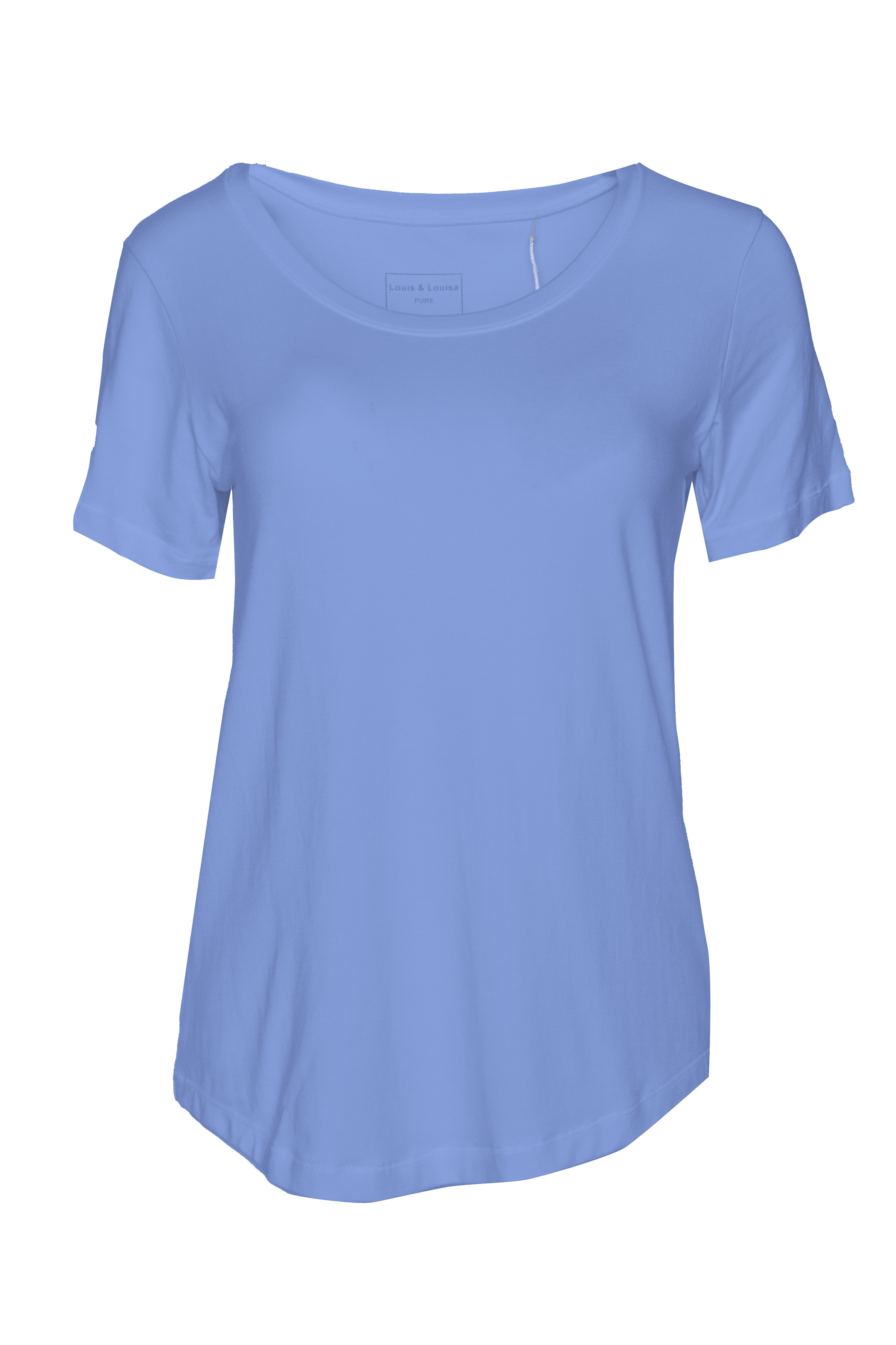 PURE T-Shirt kurzarm, blau