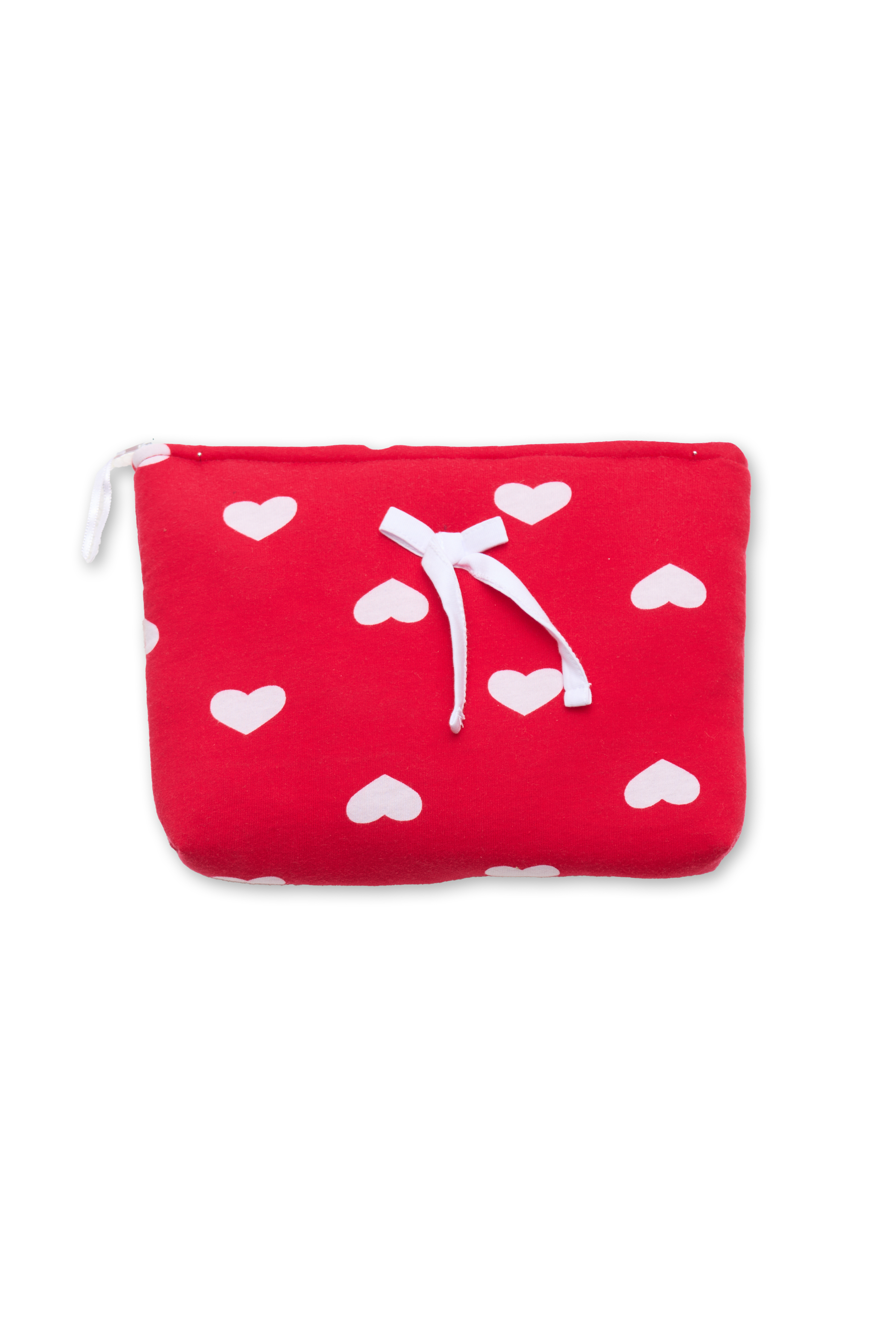 Kosmetiktasche "Mit viel Liebe"  Herzen allover