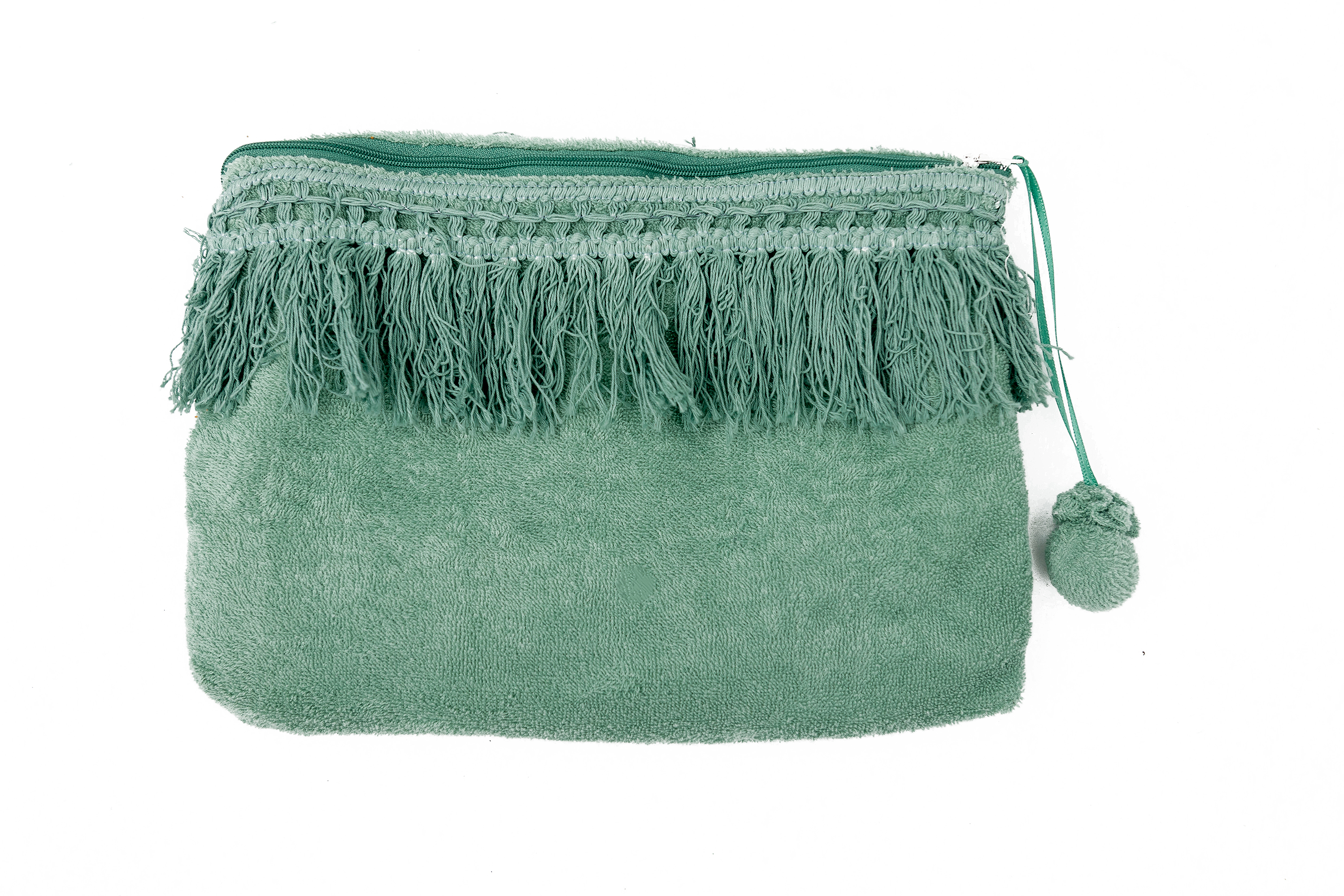 Kosmetiktasche, mint Frottee