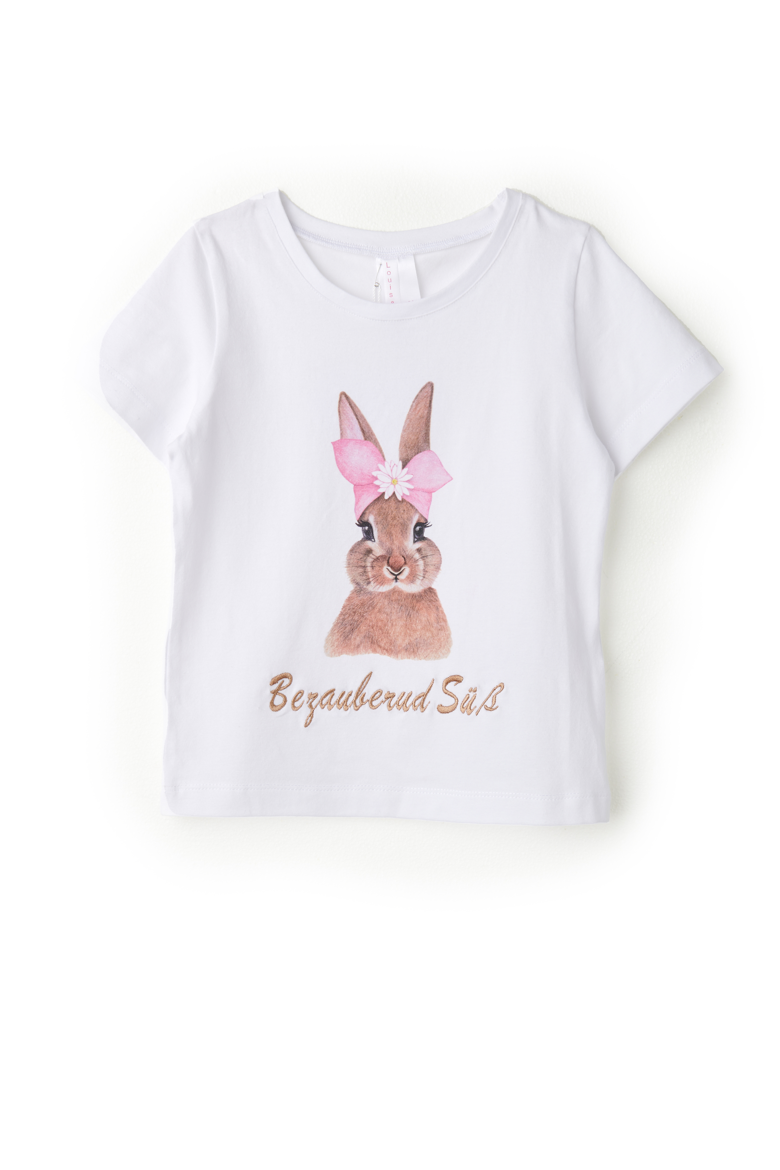 Shirt Kinder Hase "Bezaubernd süß", weiß